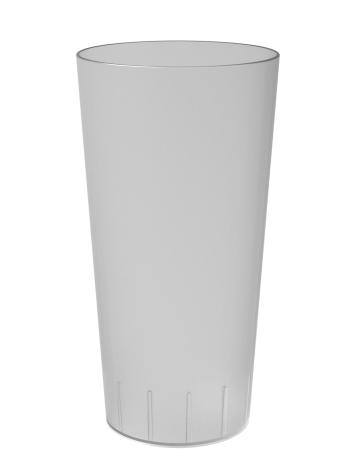 Gobelet réutilisable ECO 50 pour tes évènements - transparent, vue de face, contenance 45 cl - collection Ecocup