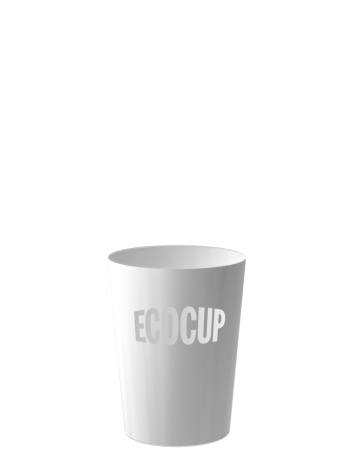 Gobelets Ecocup à louer, ECO 12, vue de face, contenance 10 cl