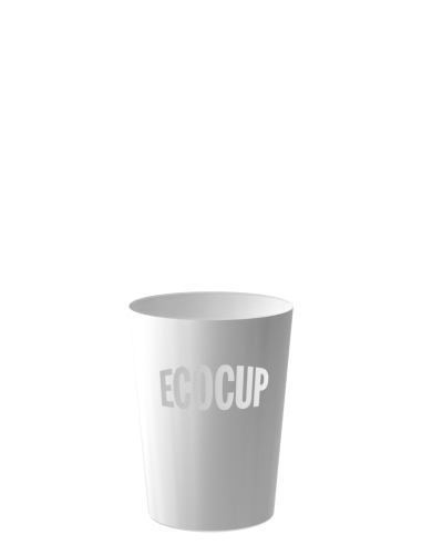 Gobelets Ecocup à louer, ECO 12, vue de face, contenance 10 cl