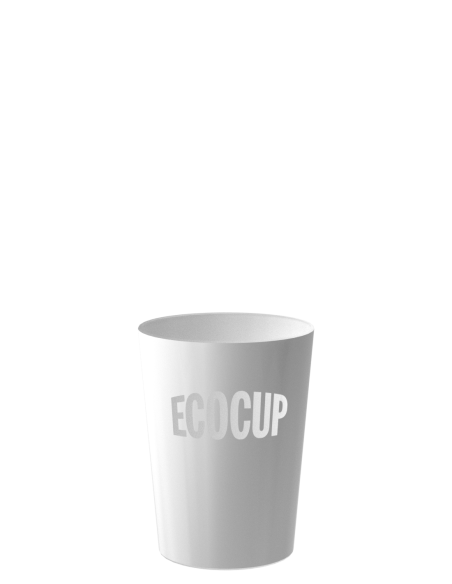 Gobelets Ecocup à louer, ECO 12, vue de face, contenance 10 cl