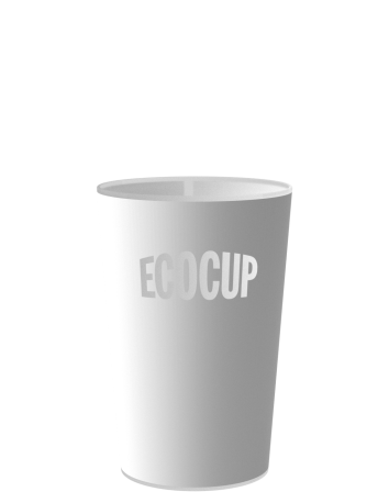 Gobelets Ecocup à louer, ECO 28, vue de face, contenance 25 cl