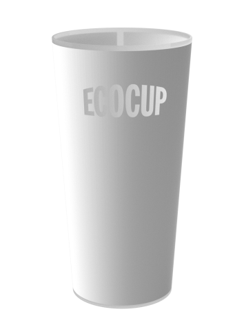 Gobelets Ecocup à louer, ECO 50, vue de face, contenance 45 cl