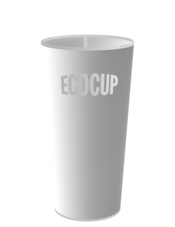 Gobelets Ecocup à louer, ECO 40, vue de face, contenance 35 cl
