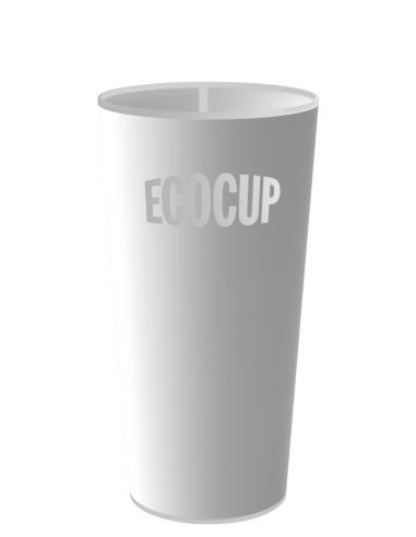 Gobelets Ecocup à louer, ECO 40, vue de face, contenance 35 cl