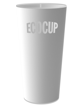 Gobelets Ecocup à louer, ECO 60, vue de face, contenance 55 cl
