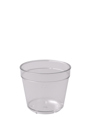 Tasse à café réutilisable ECO HOTCUP transparente 20 cl
