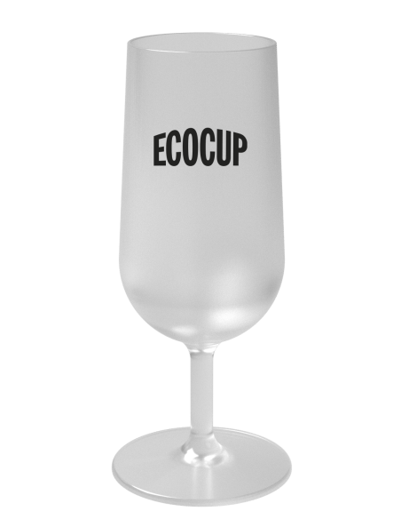 Verre à vin ECO VIN 16 - transparent, personnalisé 1 couleur, contenance 16 cl