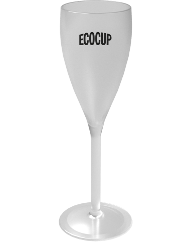 Flûte à champagne ECO CHAMP 12 – transparent, personnalisé 1 couleur, contenance 10 cl / 12 cl