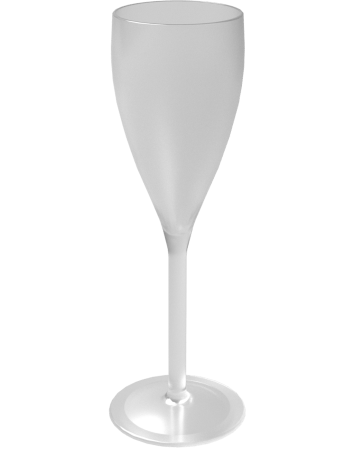 Flûte à champagne ECO CHAMP 12, transparent, vue de face, contenance 10 cl / 12 cl