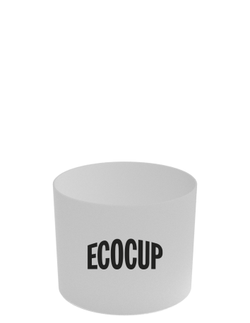 Verre ‘ short drinks ‘ personnalisable - ECO BODEGA - Blanc, vue de face, contenance 25 cl 2