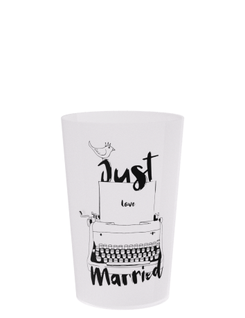 Gobelet réutilisable ECO 28 pour tes évènements - transparent, vue de face, contenance 25 cl - collection Ecocup 2