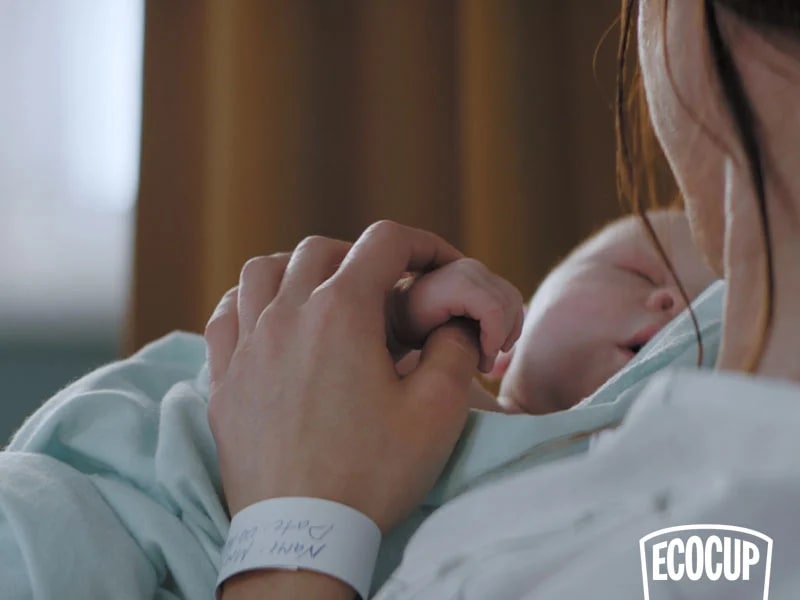 Inspirez-vous de nos gobelets personnalisés pour annoncer ou célébrer une naissance Ecocup