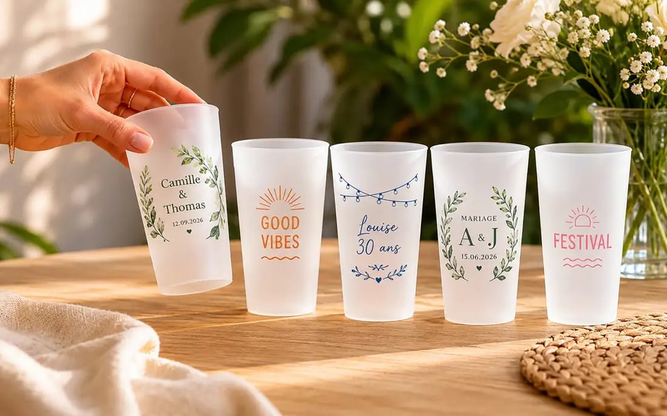 Collections de modèles de gobelets personnalisés Ecocup