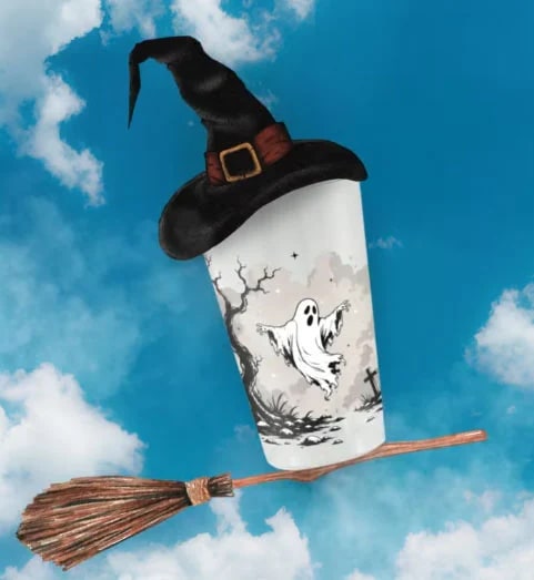 Gobelet Ecocup personnalis&eacute; halloween
