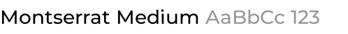 Montserrat Medium